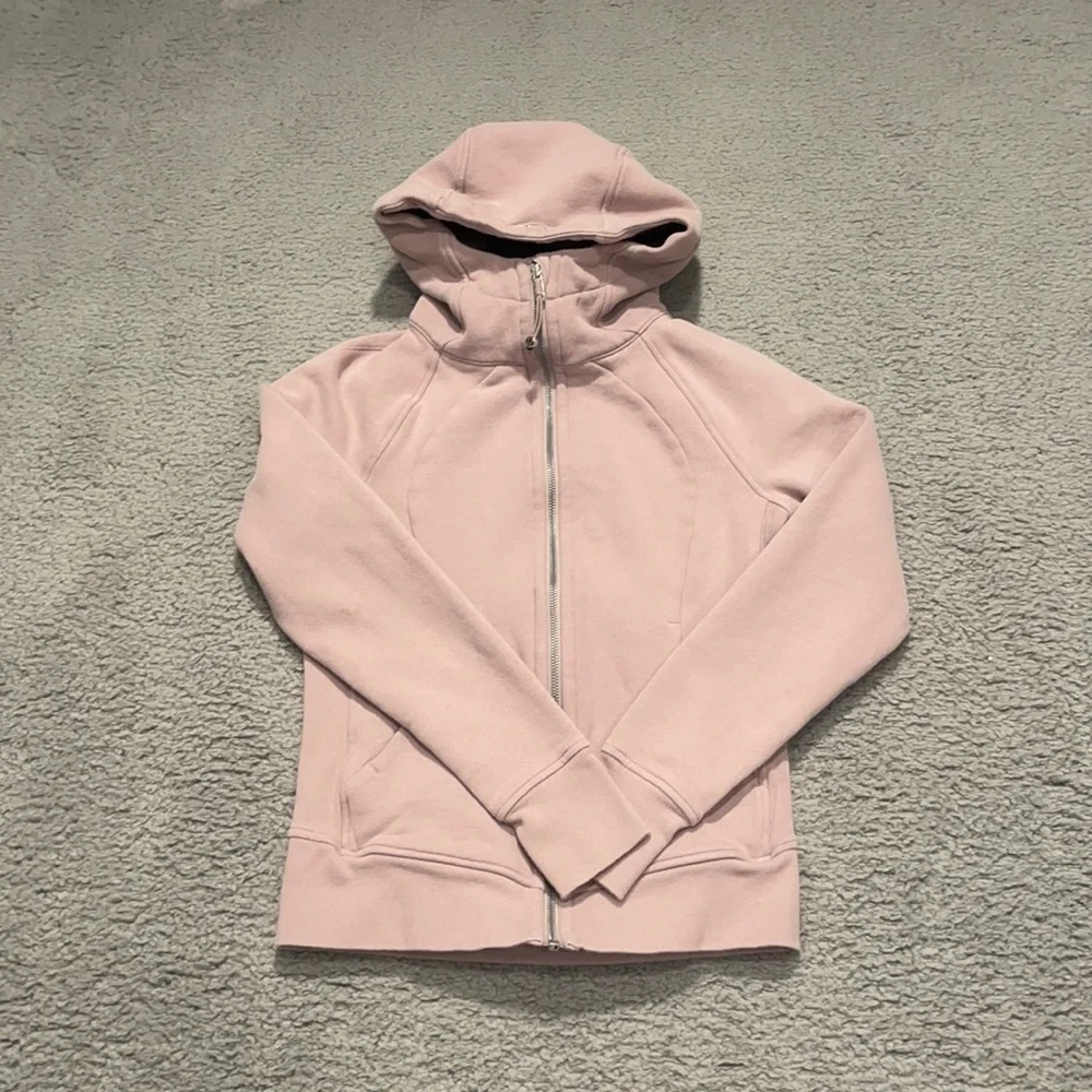 Lululemon Scuba Hoodie *Light Cotton Fleece Purple ash size4